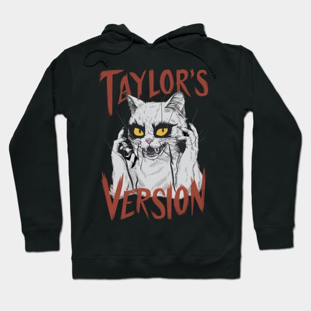 death metal taylors cat version Hoodie by Aldrvnd